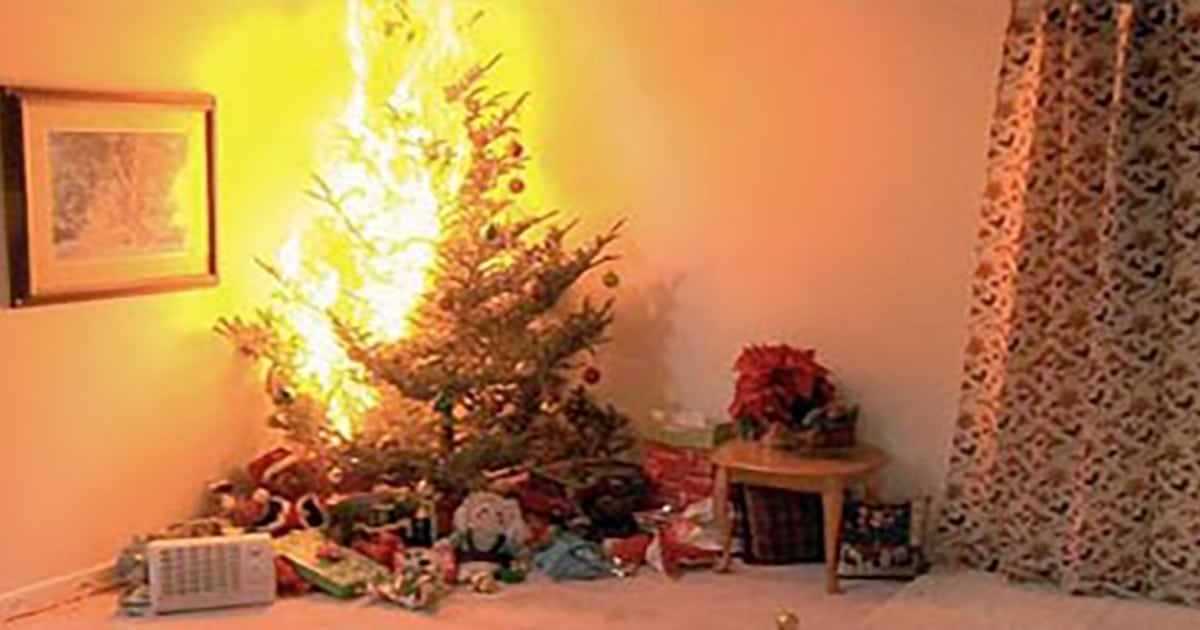Blog- Christmas tree fire