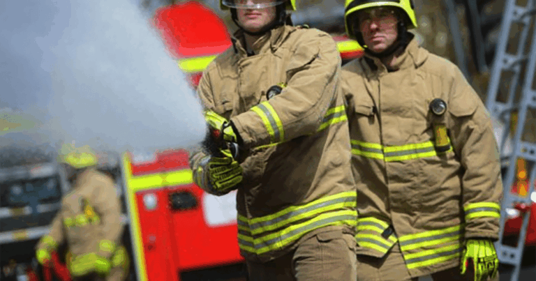 Caravan fire