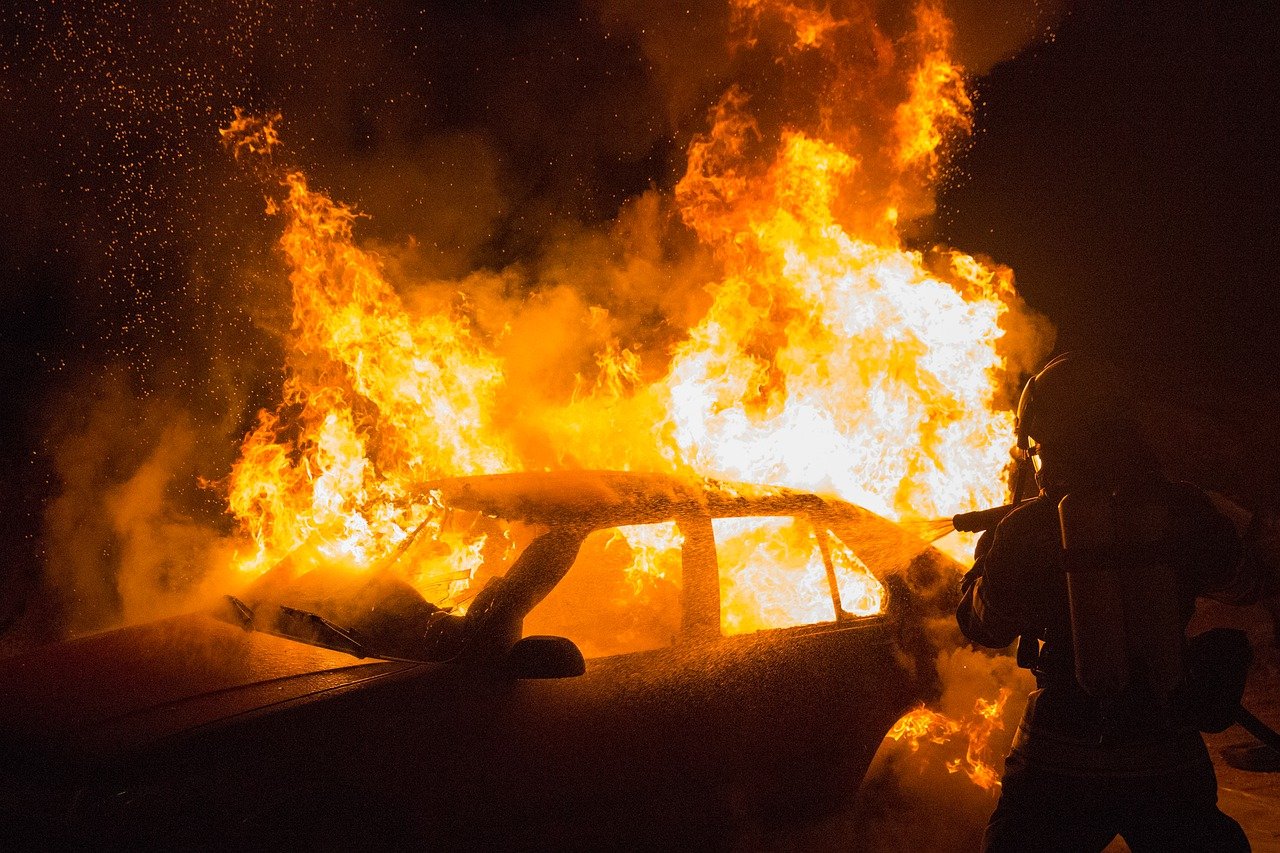 Vehicle on Fire